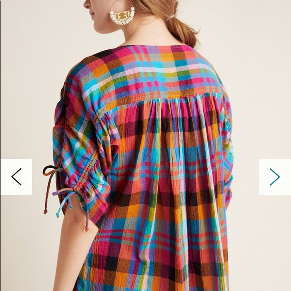 SOLD Anthropologie Maeve Amelia Plaid top new sm 🌟🌟 - Picture 4 of 9